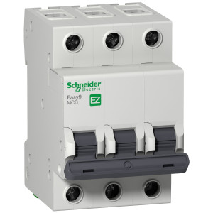 EZ9F34350 Автоматический выключатель 3P 50А (C) 4.5кА Schneider Electric Easy9