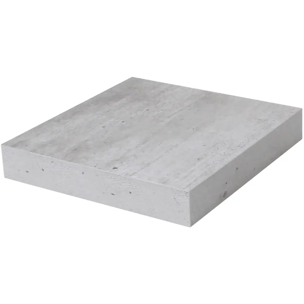 Полка мебельная прямая 23x23.5x3.8 см МДФ цвет светло-серый SPACEO STLM-2191934