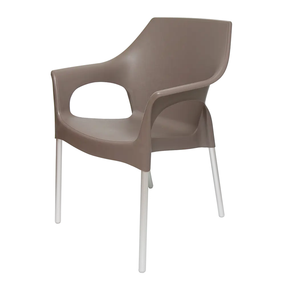 Стул садовый Стелла СПС ТМ 60x82x59 см пластик темный мокко 89095056 STLM-2064028 Santreyd 