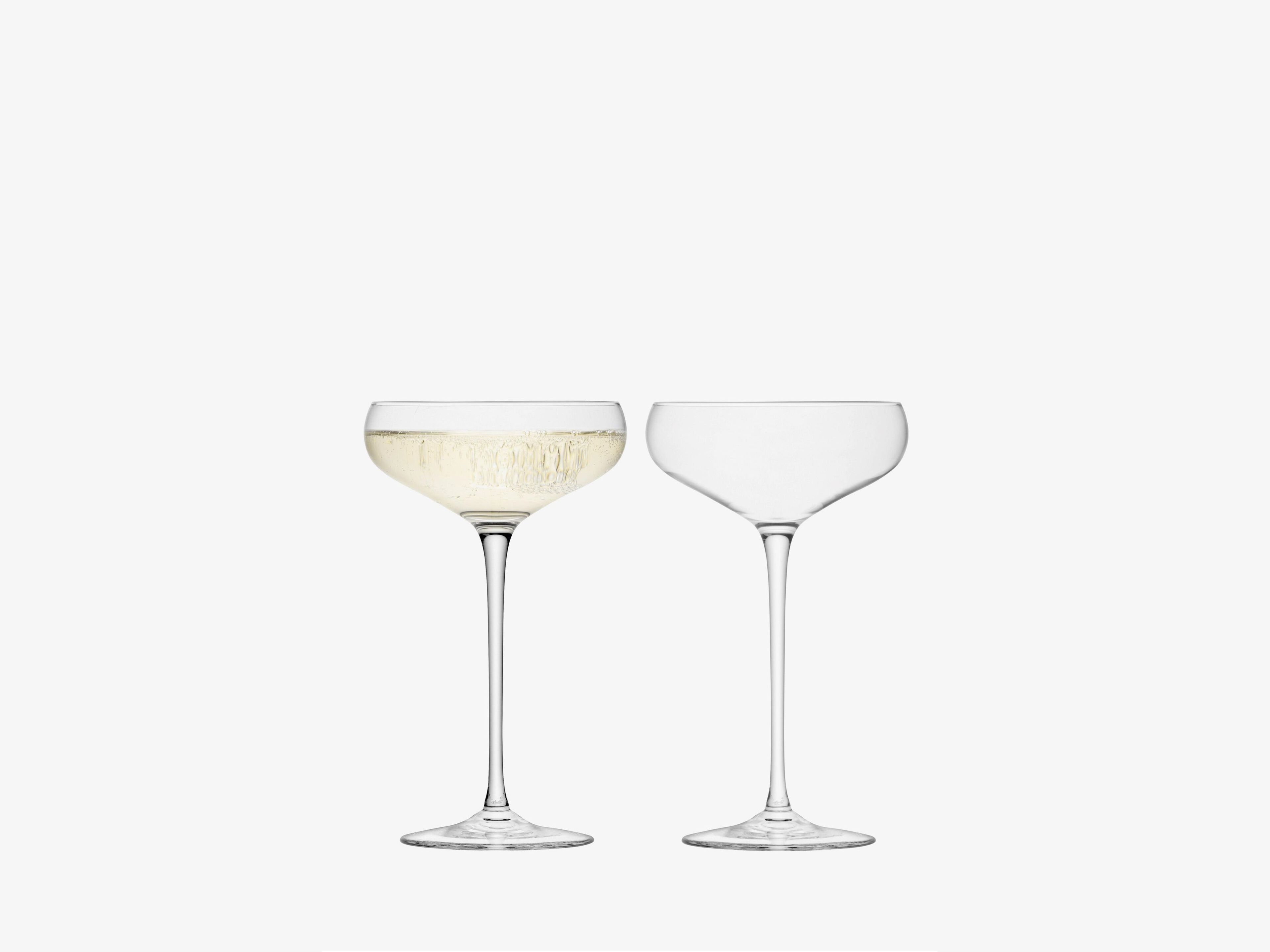 Набор бокалов для шампанского из дутого стекла - 300 мл LSA Wine ARCH-00087844