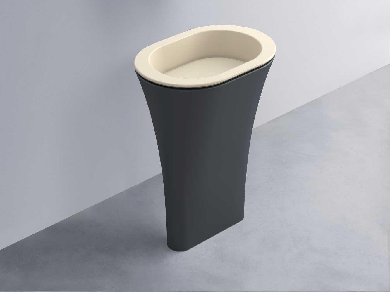 AMLA65-LN+AMPILO-LN+AMCOLO-BA Раковина Amedeo Ovale отдельностоящая cielo Enjoy + Amedeo Ceramica Cielo