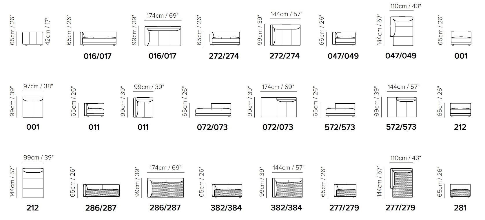 Тканевый диван с журнальной стойкой Natuzzi Italia Melpot ARCH-00030074 - Вид №9