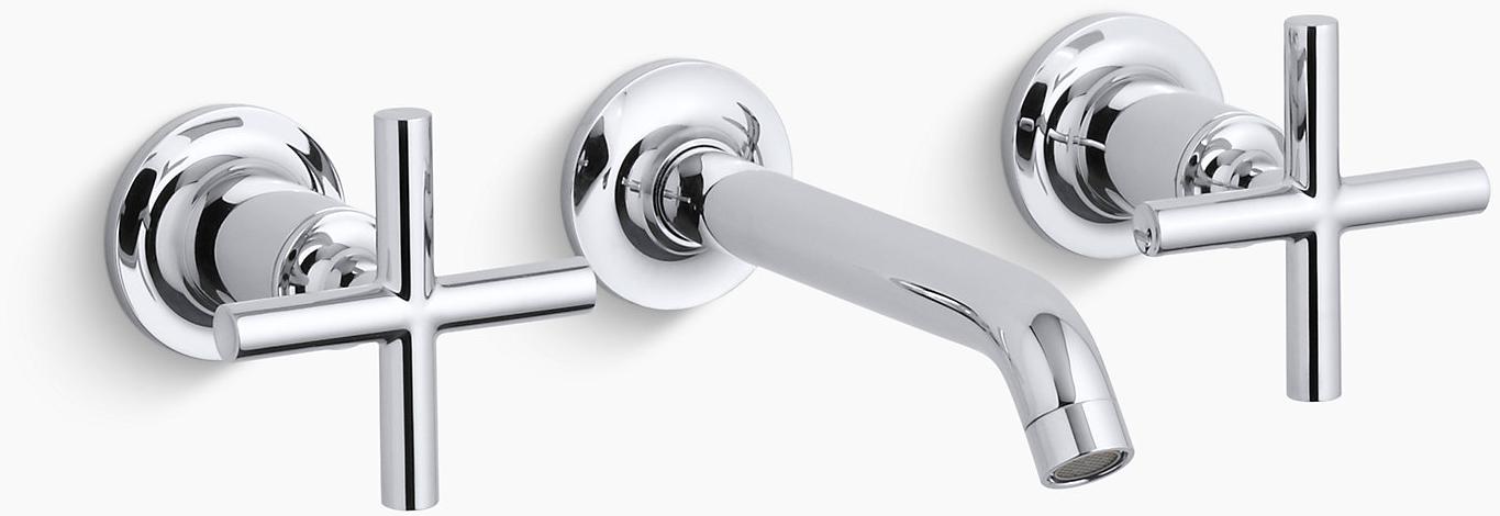 K-T14413-3-BL Смеситель KOHLER Матовый черный  - Вид №1