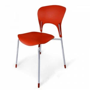 Пластиковый стул красный AFINA  240959 Красный