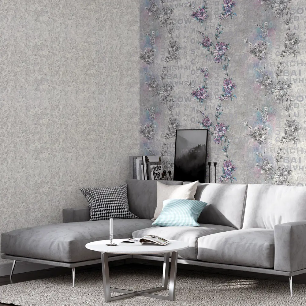 Обои флизелиновые Palitra Family Romantis серые 1.06 м FM71681-44 STLM-2138539 - Вид №3