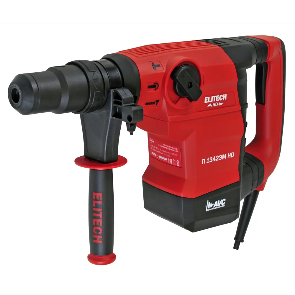 Перфоратор сетевой SDS-max Elitech HD 1342ЭМ E2205.003.00, 1300 Вт, 10 Дж STLM-2189251