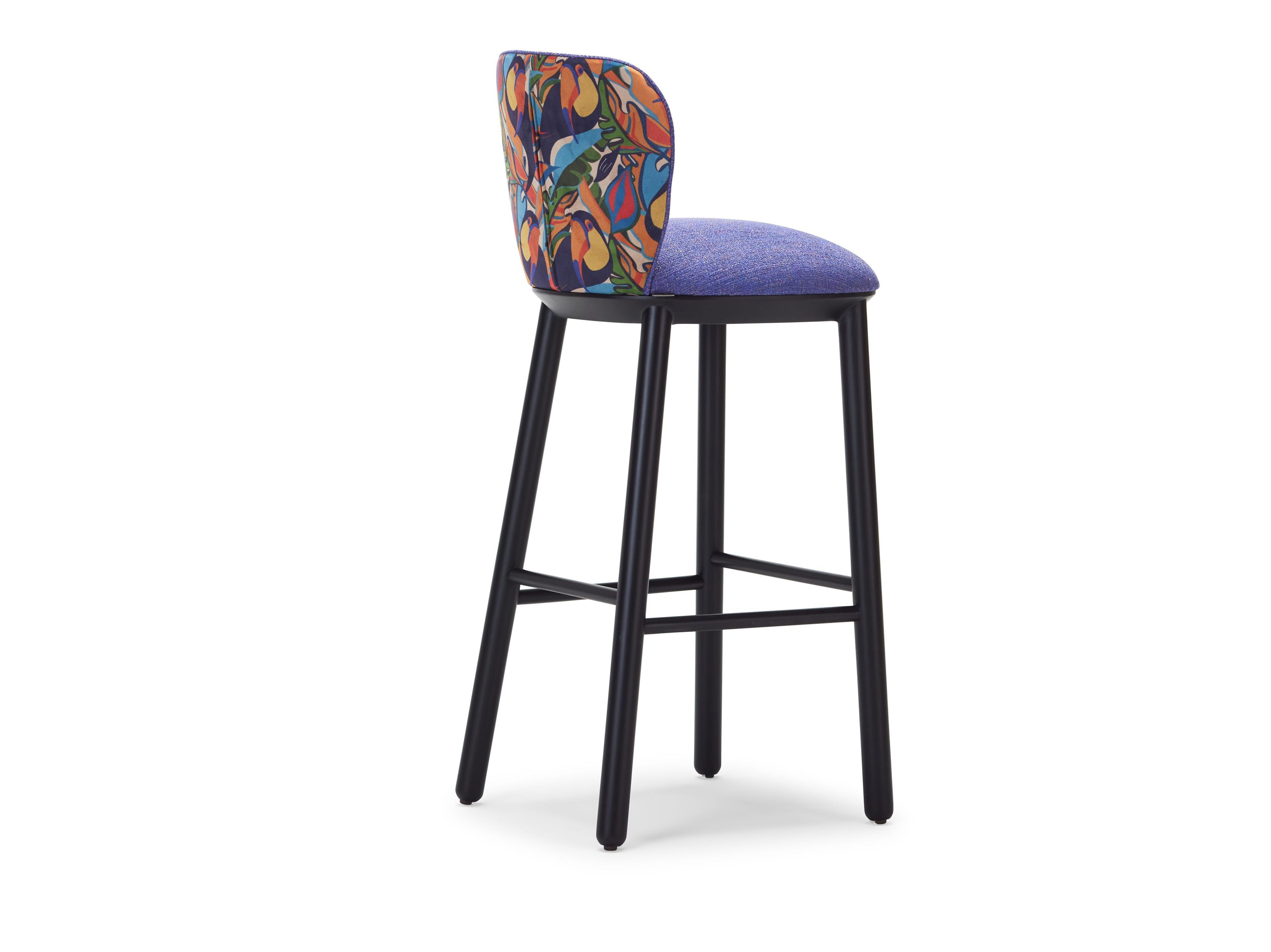 Тканевый барный стул со спинкой Papell Design Анкара ARCH-00050277 - Вид №1