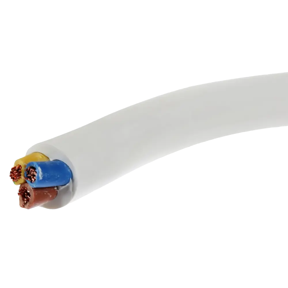 Провод Камит ПВС 3x4 10 м ГОСТ цвет белый STLM-2187280 - Вид №2