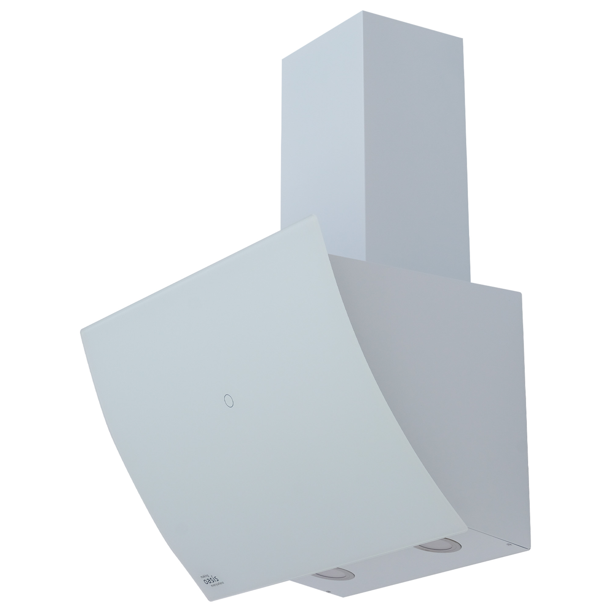 9213494 Вытяжка наклонная Oasis NG-60W белый STDN-0138909 - Вид №2