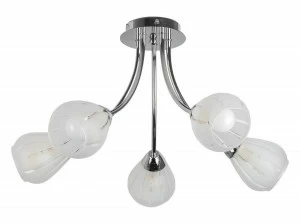 Потолочная люстра Toplight Fay TL3660X-05CH TOPLIGHT FAY 183535 Белый