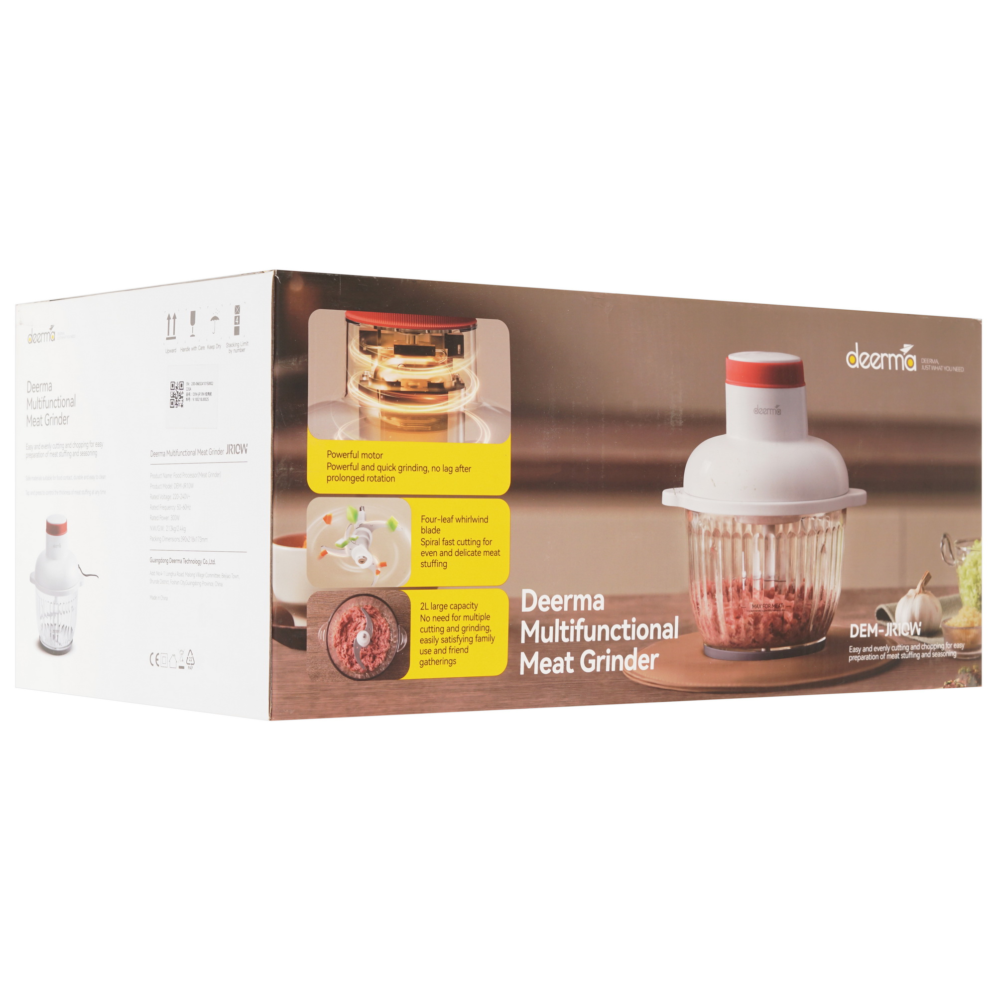 5609193 Измельчитель  DEERMA DEM-JR10W белый STDN-0120763 - Вид №7