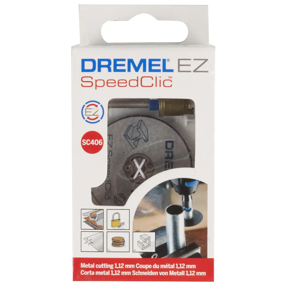 Набор отрезных кругов Dremel SpeedClic SC406, резка металла, 38 мм, 2 шт. 13727081 STLM-2080374  - Вид №2
