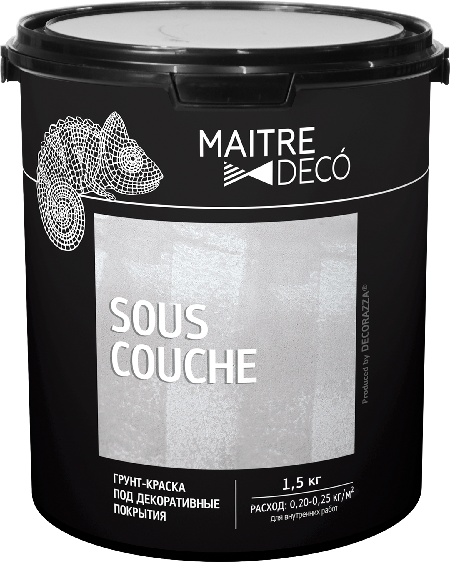 82891099 Грунт-краска для декоративных покрытий «Sous-Couche» 1.5 кг STLM-0037591 MAITRE DECO