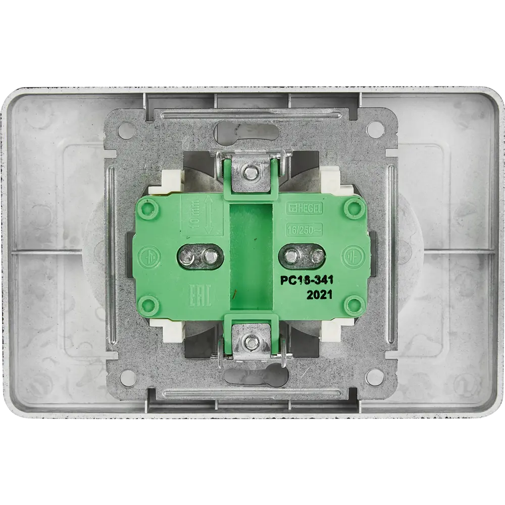 Розетка двойная встраиваемая Hegel Мастер цвет черный STLM-2177591 - Вид №2