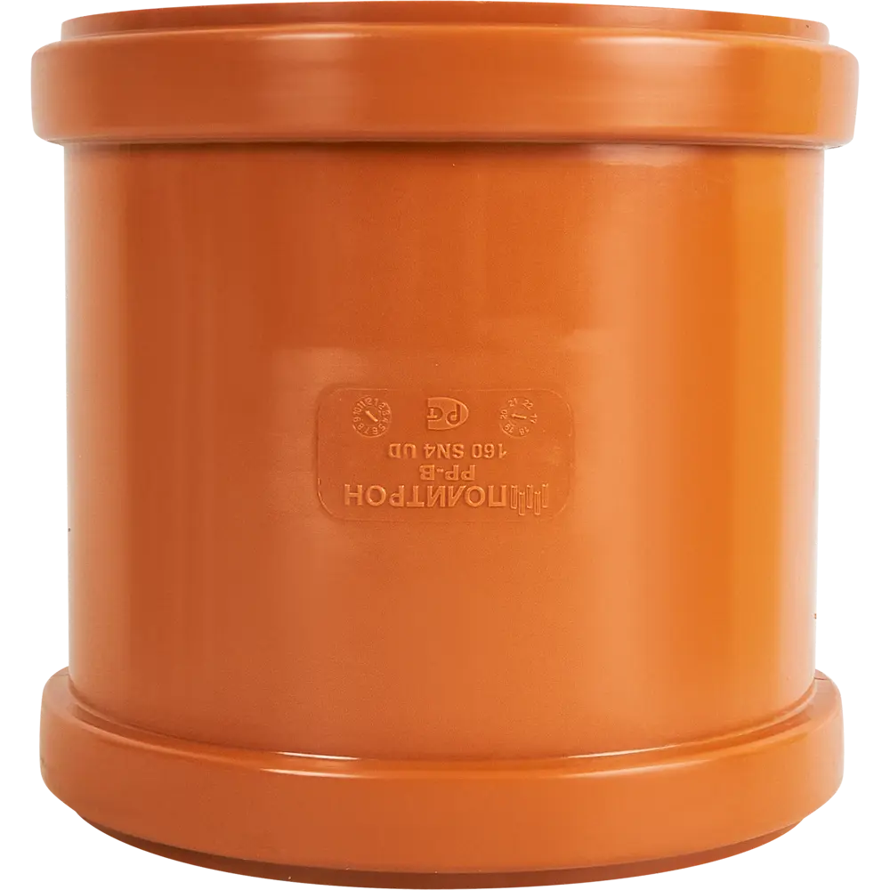 Муфта соединительная Хемкор d160 мм пластиковая для наружной канализации STLM-2156256 - Вид №2