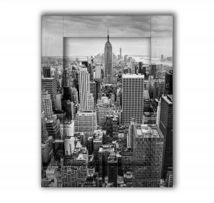 Картина с арт-рамой черно-белая 45х55 см "Нью-Йорк" ДОМ КОРЛЕОНЕ ГОРОДА 00-3963791 Монохром;черно-белый