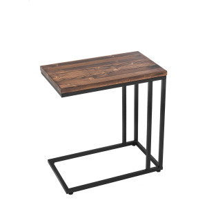 Журнальный столик прямоугольный 59х35 см коричневый ILWI
