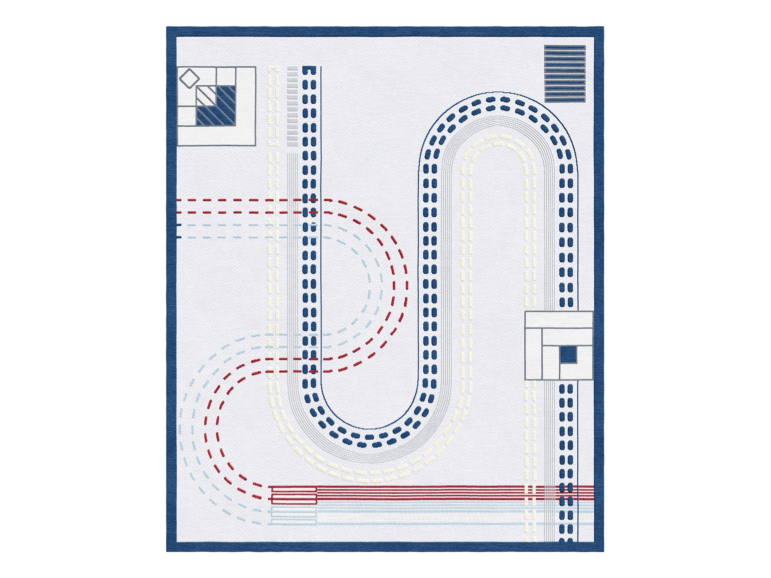 Прямоугольный ковер ручной работы Tapis Rouge абстракция III ARCH-00103201 - Вид №1