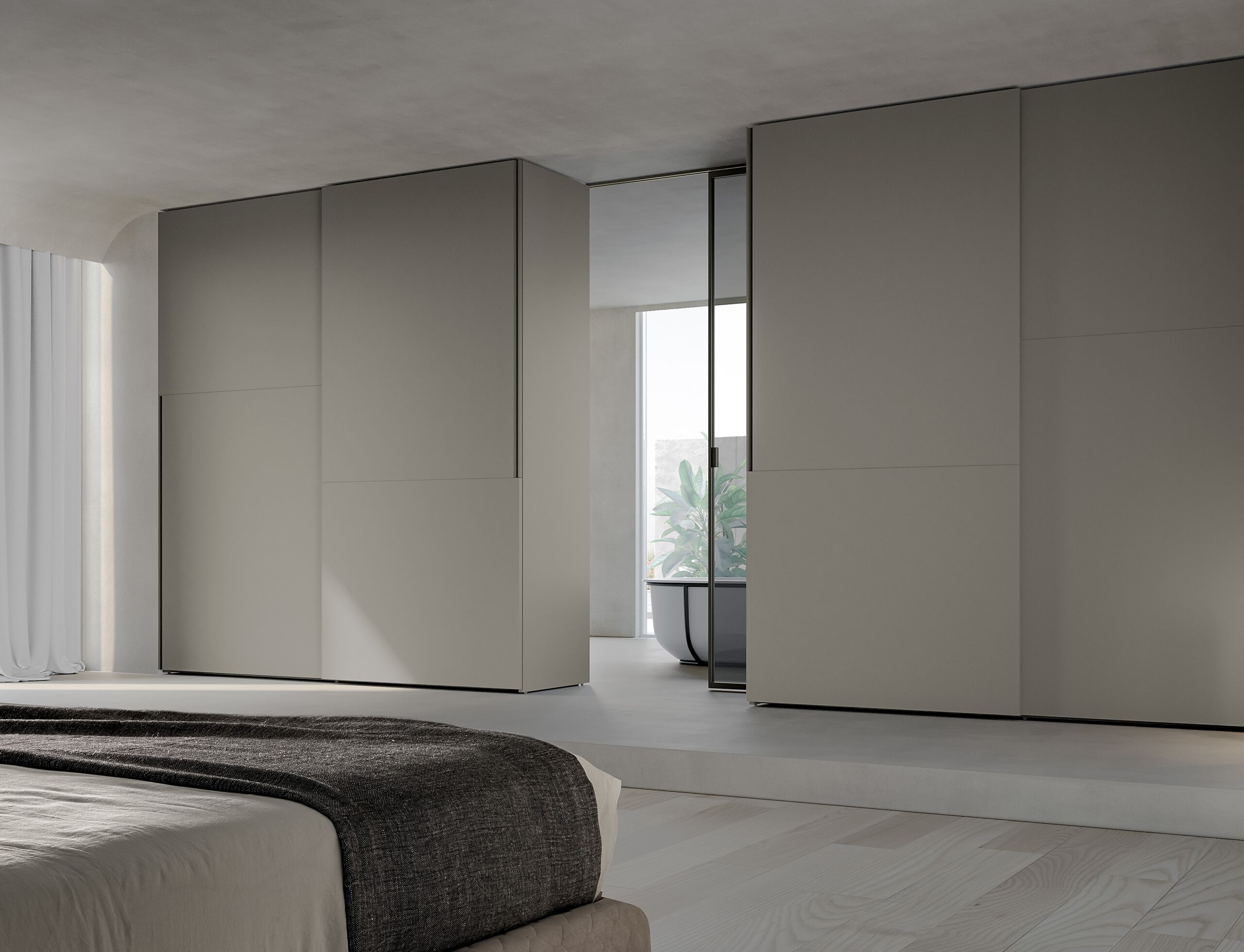 Деревянный шкаф с раздвижными дверями Adok ателье ARCH-00028237 - Вид №4