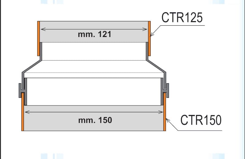 Конус сокращения ABS для всасывающих труб First Corporation вентиляция ARCH-00033832 - Вид №2