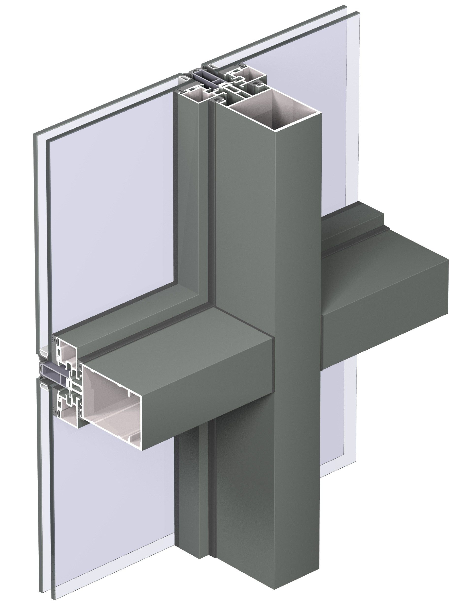 Алюминиевая система навесной стены Reynaers Aluminium ConceptWall ARCH-00119220 - Вид №21