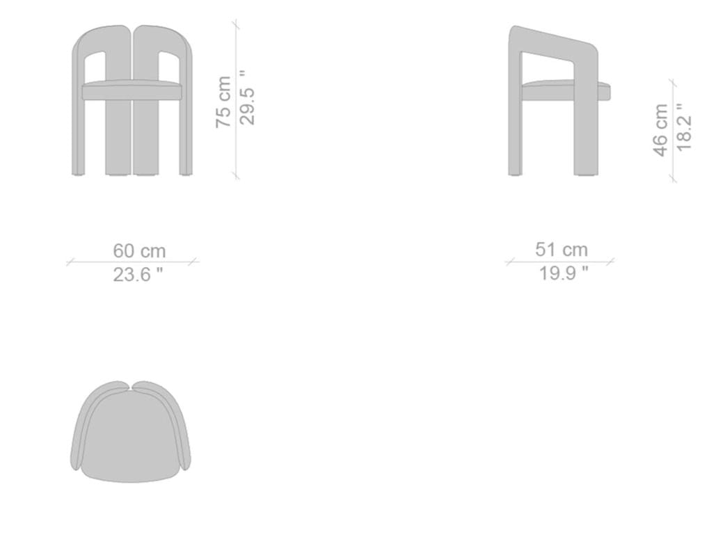 Fabric easy chair with removable cover CASSINA Dudet ARCH-00134074 - Вид №1