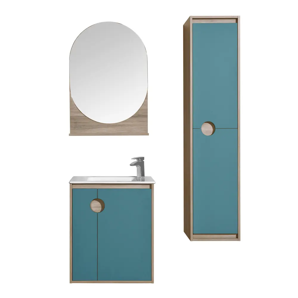 Зеркало Aquaton Анси 60x87 см овальное цвет дерево STLM-2119123 - Вид №4