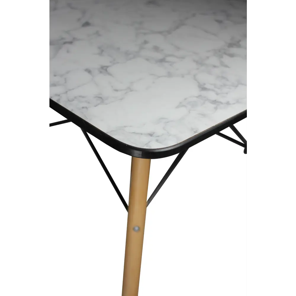 Стол кухонный Instam STI-S80 5154-02 квадрат 80x75x80 см дерево цвет светлый мрамор Santreyd STLM-2002188 - Вид №3