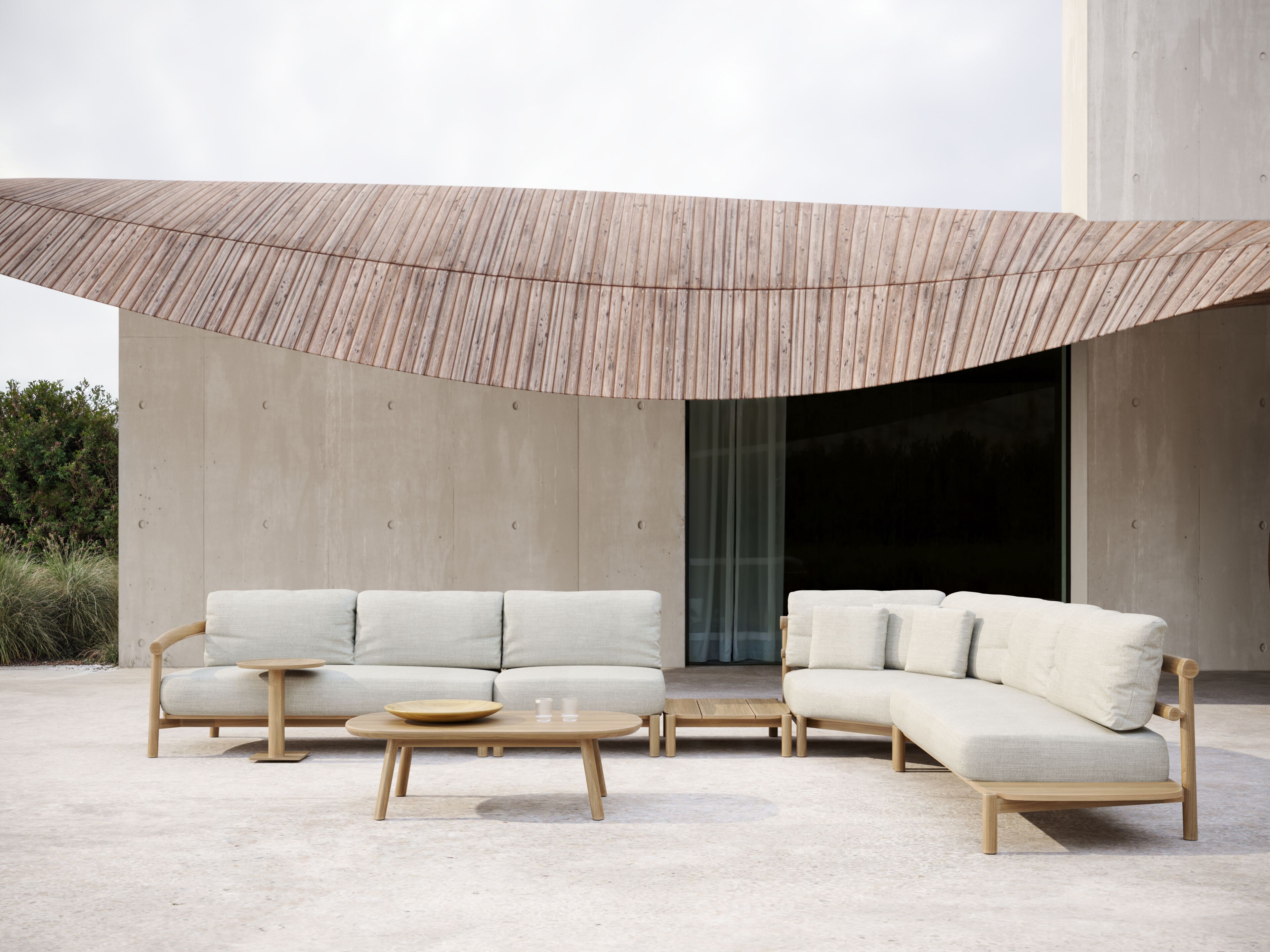 2-местный тканевый съемный садовый диван SNOC Lyora ARCH-00109406 - Вид №7