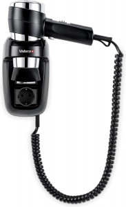 Valera Action Protect 1600 Socket Black Мод. 542.06 / 044.03 - 1600 Вт - фен с настенным держателем и розеткой Schuko 55420930