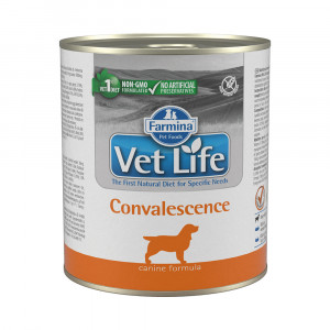ПР0058317 Корм для собак Vet Life Convalescence в период выздоровления паштет банка 300г Farmina