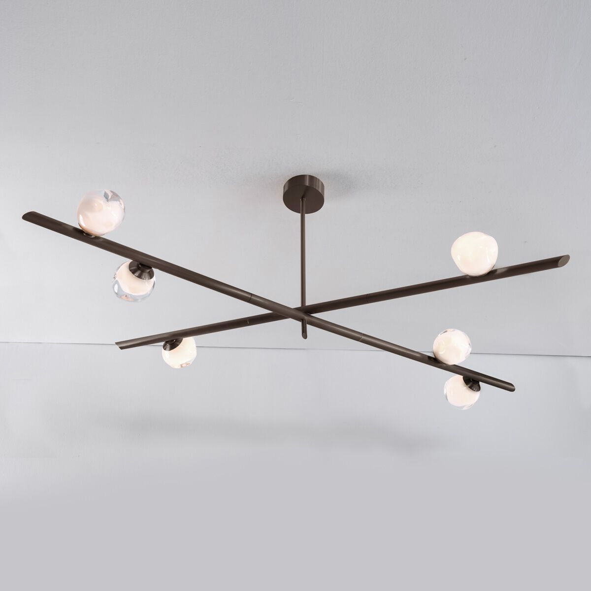 Потолочный светильник из металла и выдувного стекла GASPARE ASARO Antares ARCH-00008169 - Вид №2