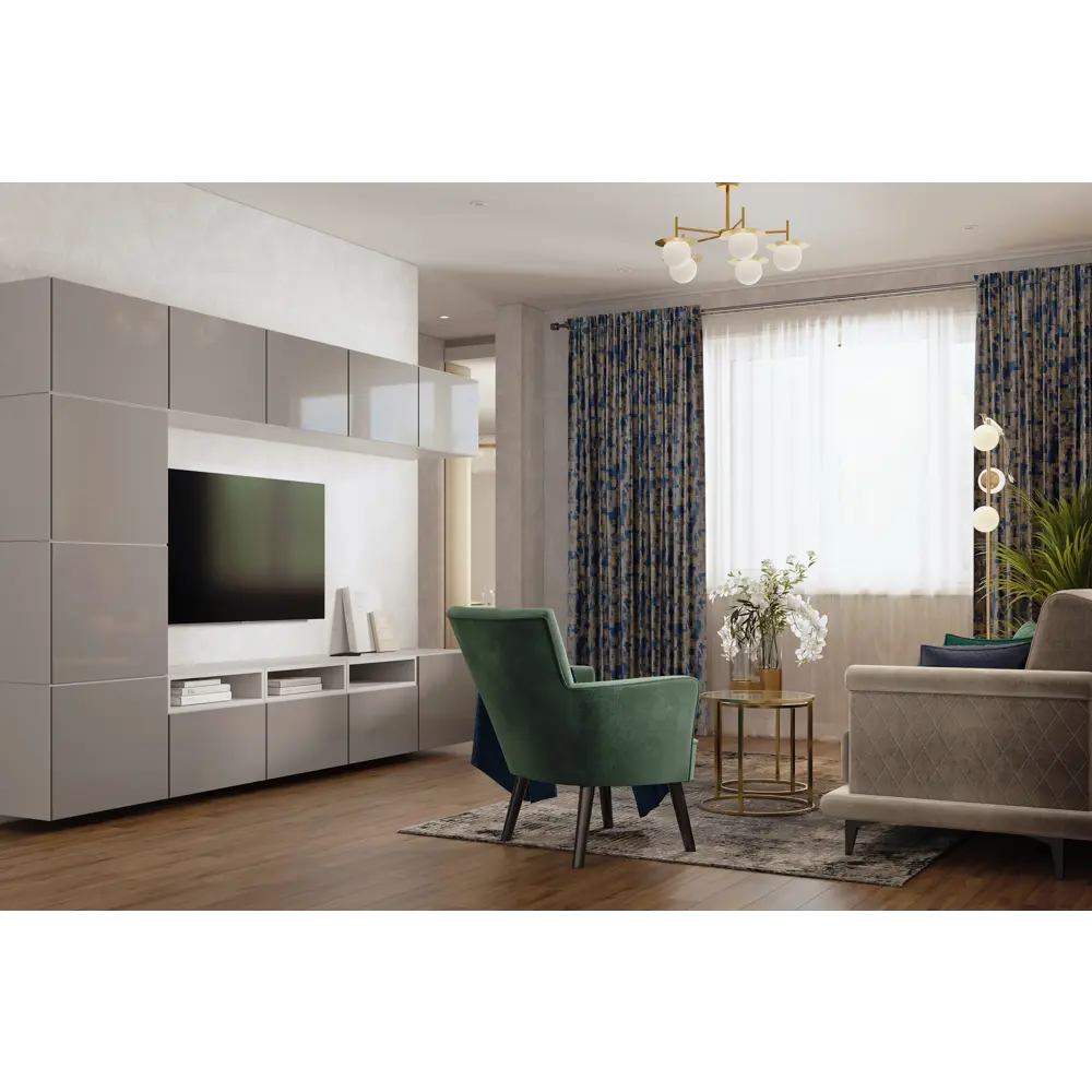 Кресло полиэстер Seasons Вилли 77x86x76 см цвет зеленый STLM-2175869 - Вид №4