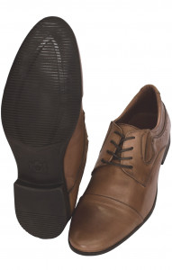 69699 Туфли мужские  цвет коньячный El-Risto  Летняя обувь  размер 40