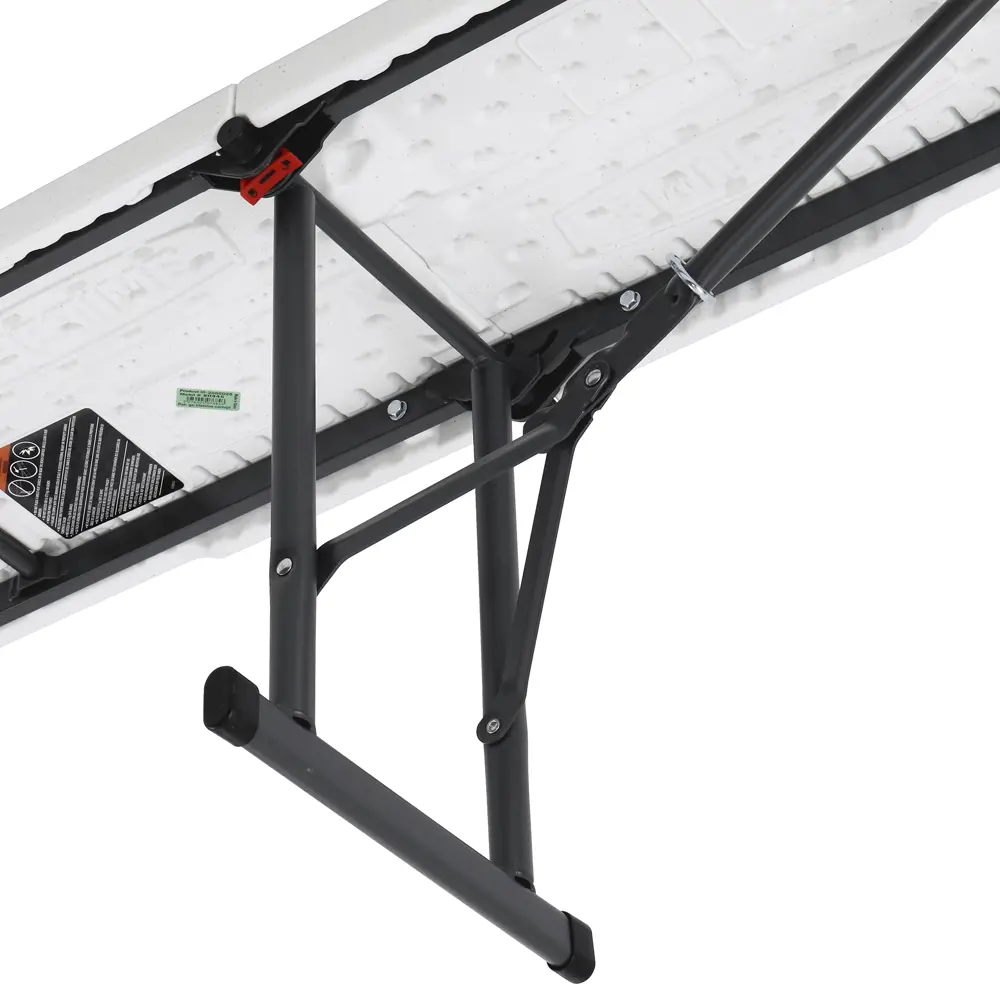 Скамья садовая Lifetime туристическая складная 183x29x42 см пластик белый Santreyd STLM-2210028 - Вид №6