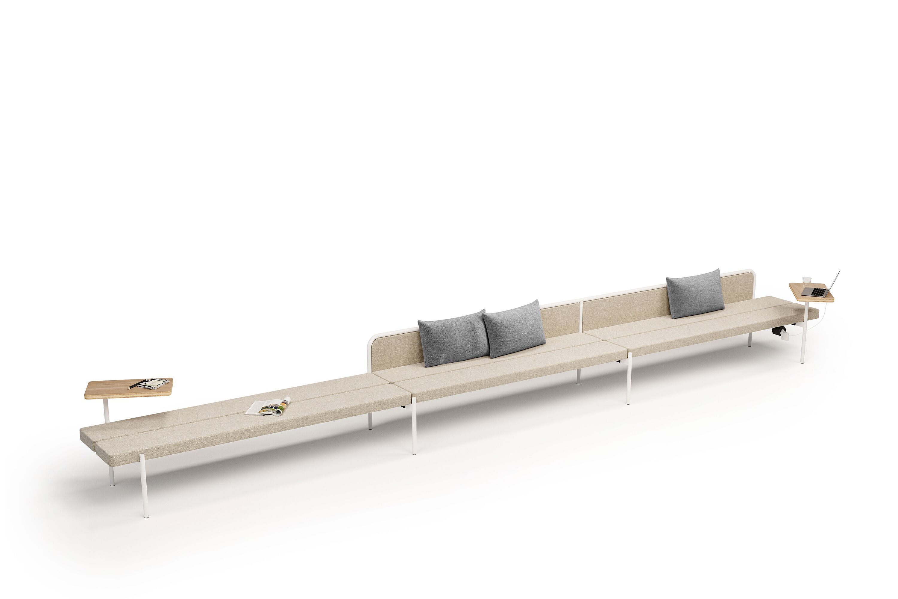 Модульная мягкая скамейка из ткани Established&Sons Island ARCH-00100058 - Вид №6