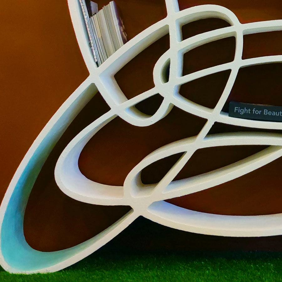 Книжный шкаф из переработанного пластика с фотокаталитической обработкой Creazione SUGO THE GIULIA ARCH-00037509 - Вид №4