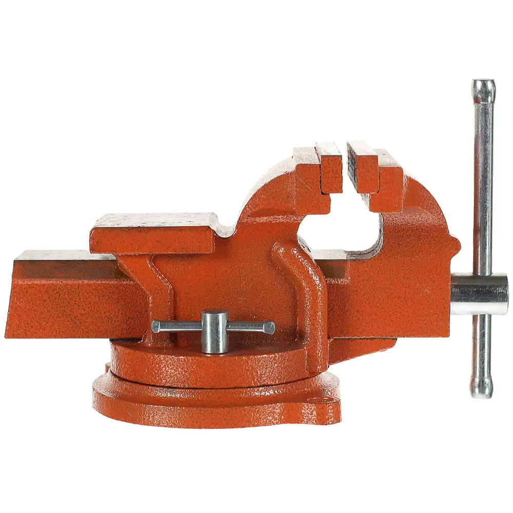 Тиски слесарные поворотные Sparta 186255, с наковальней, 125 мм STLM-2151058 - Вид №1