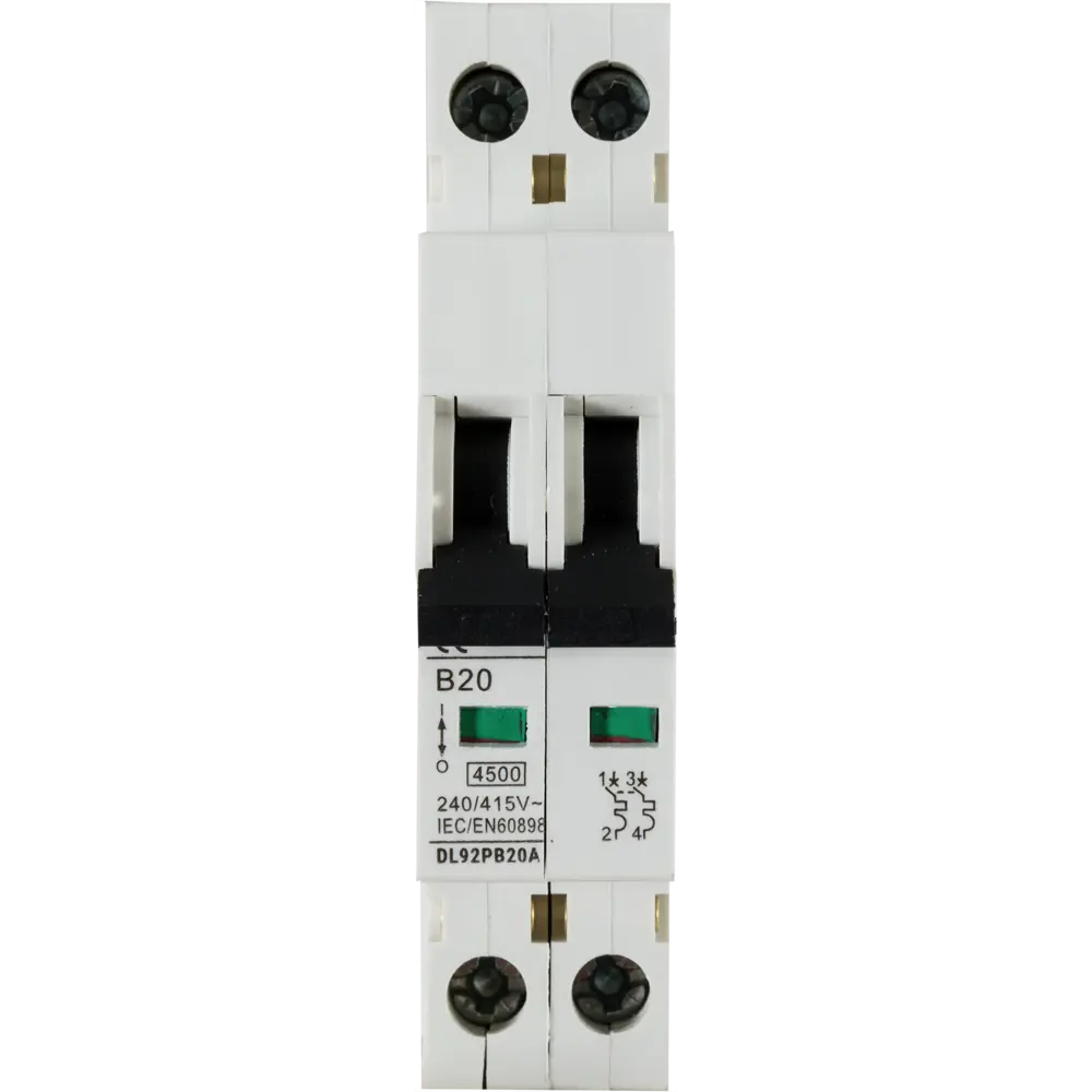 Автоматический выключатель Skybeam 1P N A20 А 4.5 кА STLM-2075729 - Вид №1