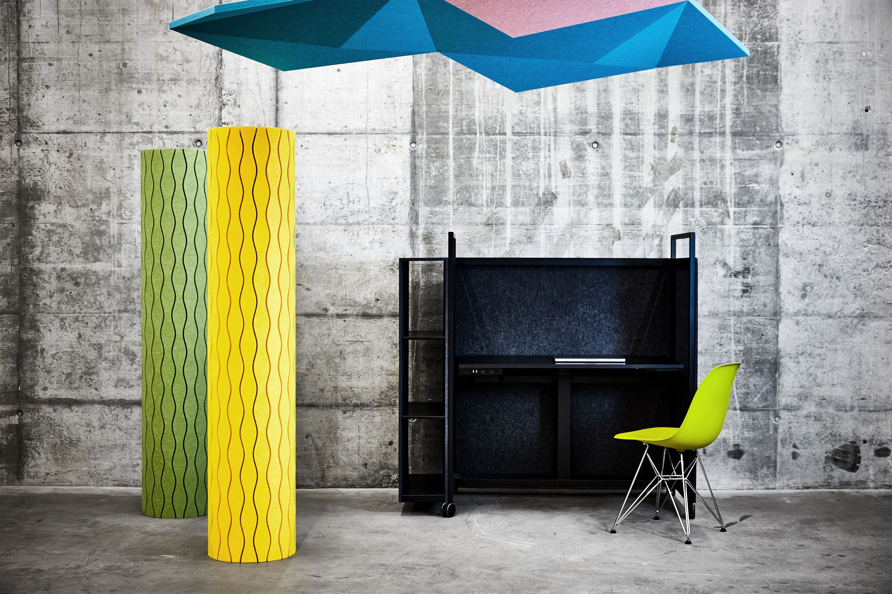 Акустическая подвесная панель из ПЭТ ECHOJAZZ ECHOORBIT® ARCH-00044986 - Вид №8