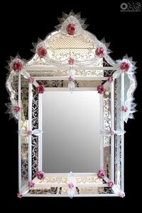 4604 ORIGINALMURANOGLASS Венецианское зеркало Принцесса Корнаро - муранское стекло OMG  см
