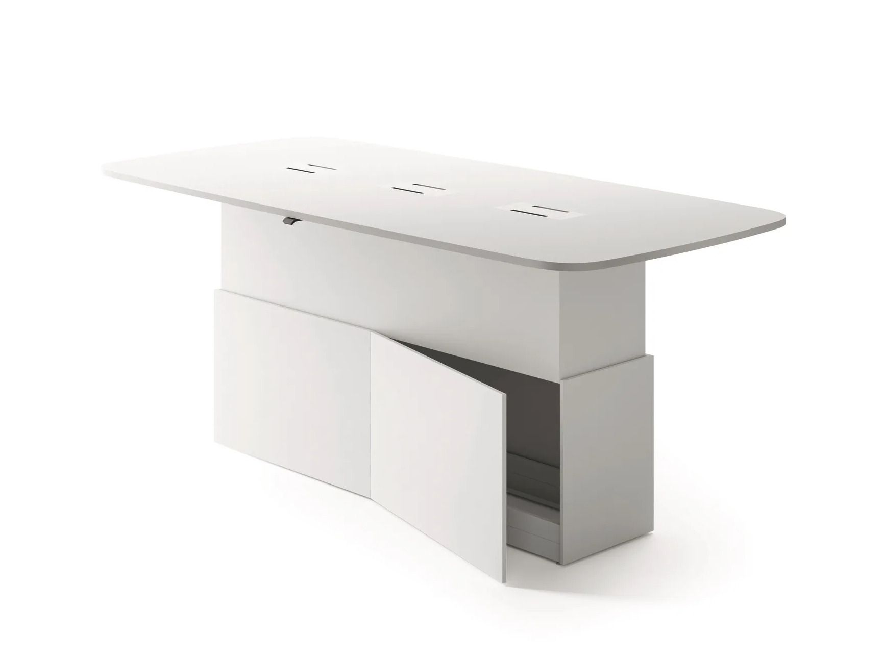 Стол для совещаний с мраморной столешницей FANTONI MEET UP ARCH-00120191 - Вид №1