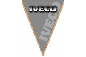 15969977 Треугольный вымпел IVECO фон серый S05101031 SKYWAY