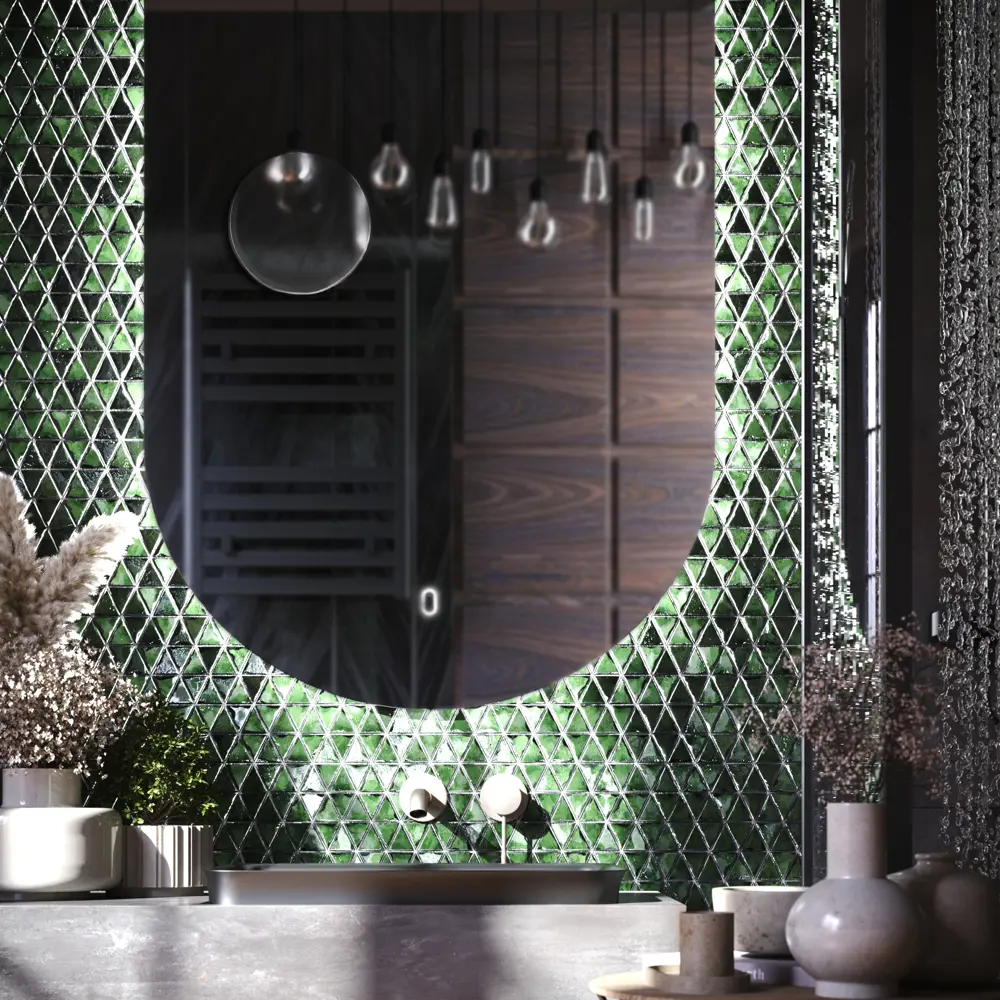 OMEGA GLASS PZ4 — увеличительное косметическое зеркало с креплением 89378627 Зеркало увеличительное STLM-1461781 - Вид №6