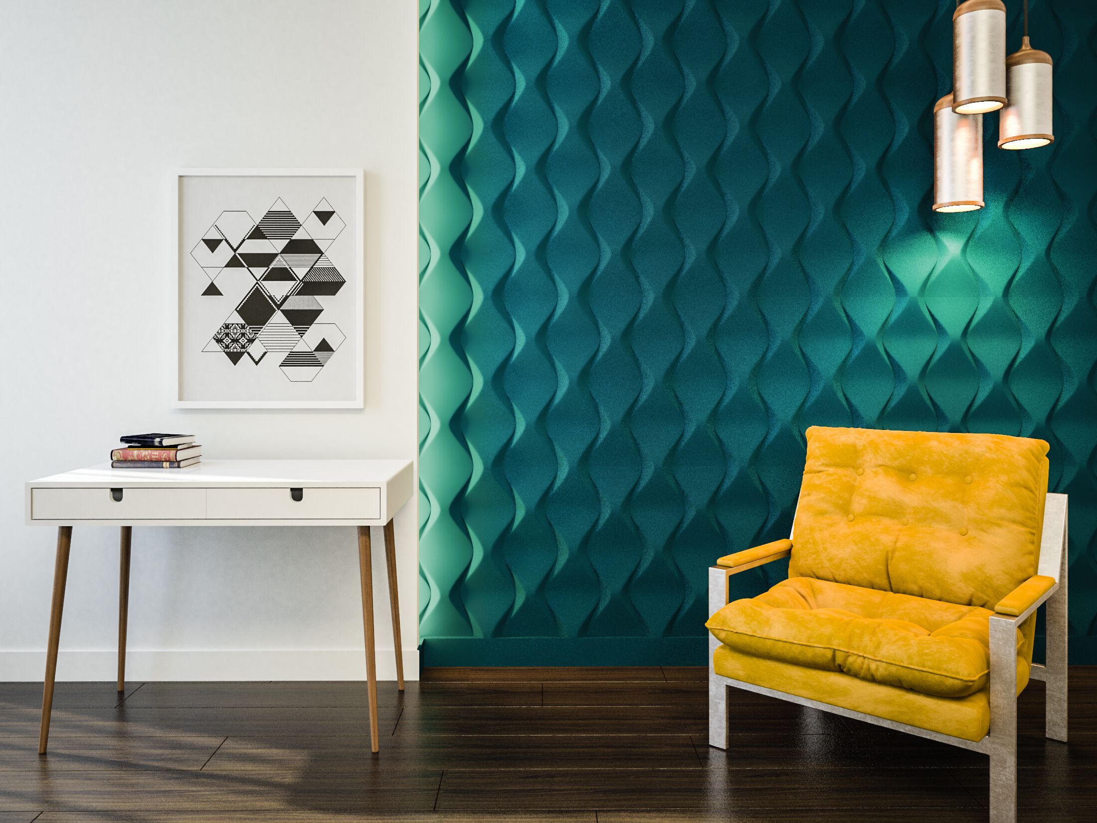 Трехмерное гипсовое покрытие WallDeco M-Modern ARCH-00020563