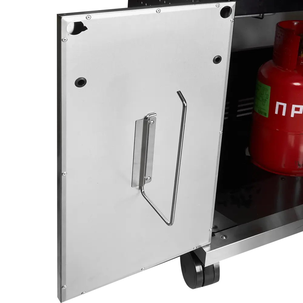 Газовый гриль Naterial Hudson 3-х конфорочный c дополнительной боковой конфоркой STLM-2190712 - Вид №18