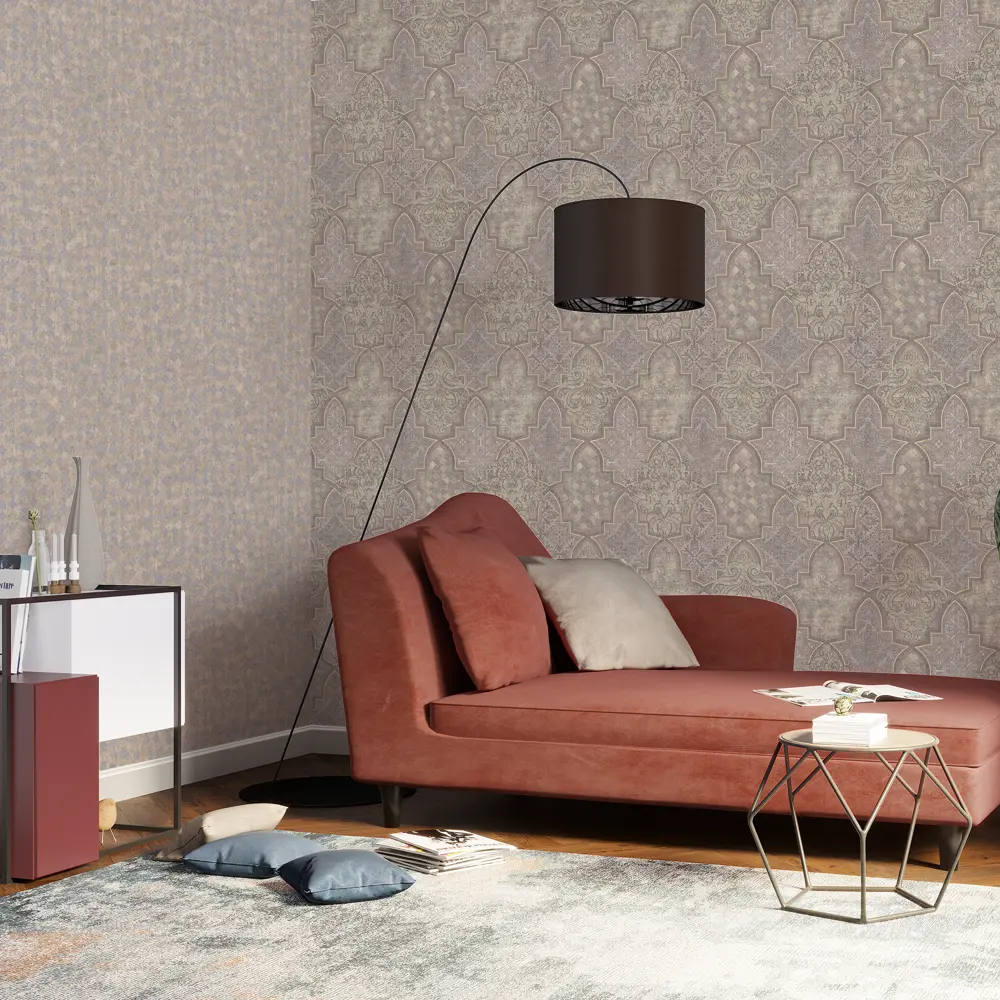 Обои флизелиновые Палитра Marrakech бежевые 1.06 м PL71544-22 STLM-2088084 - Вид №3