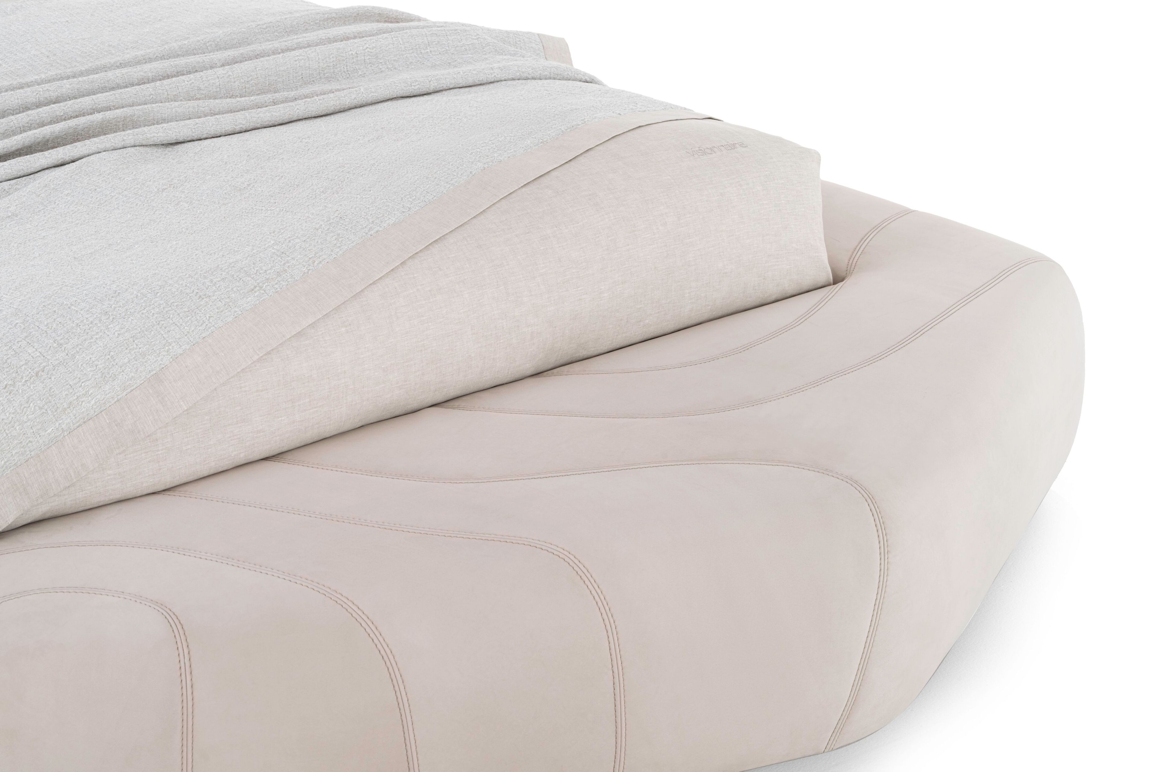 Кожаная двуспальная мягкая кровать Visionnaire Neolito ARCH-00116362 - Вид №3