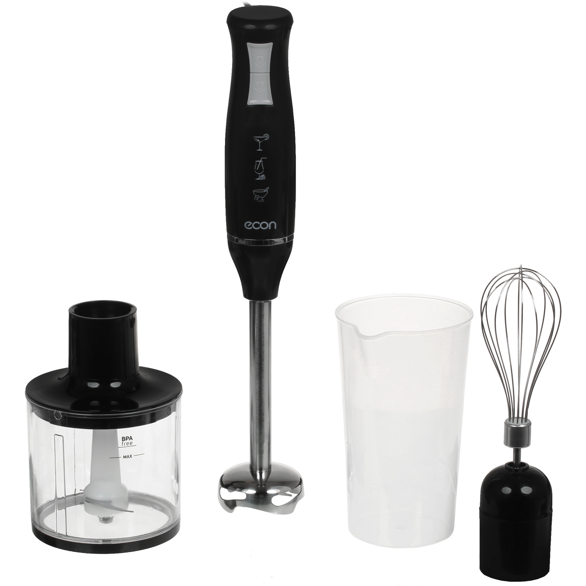 8144951 Блендер погружной ECON ECO-431HB черный STDN-0072340