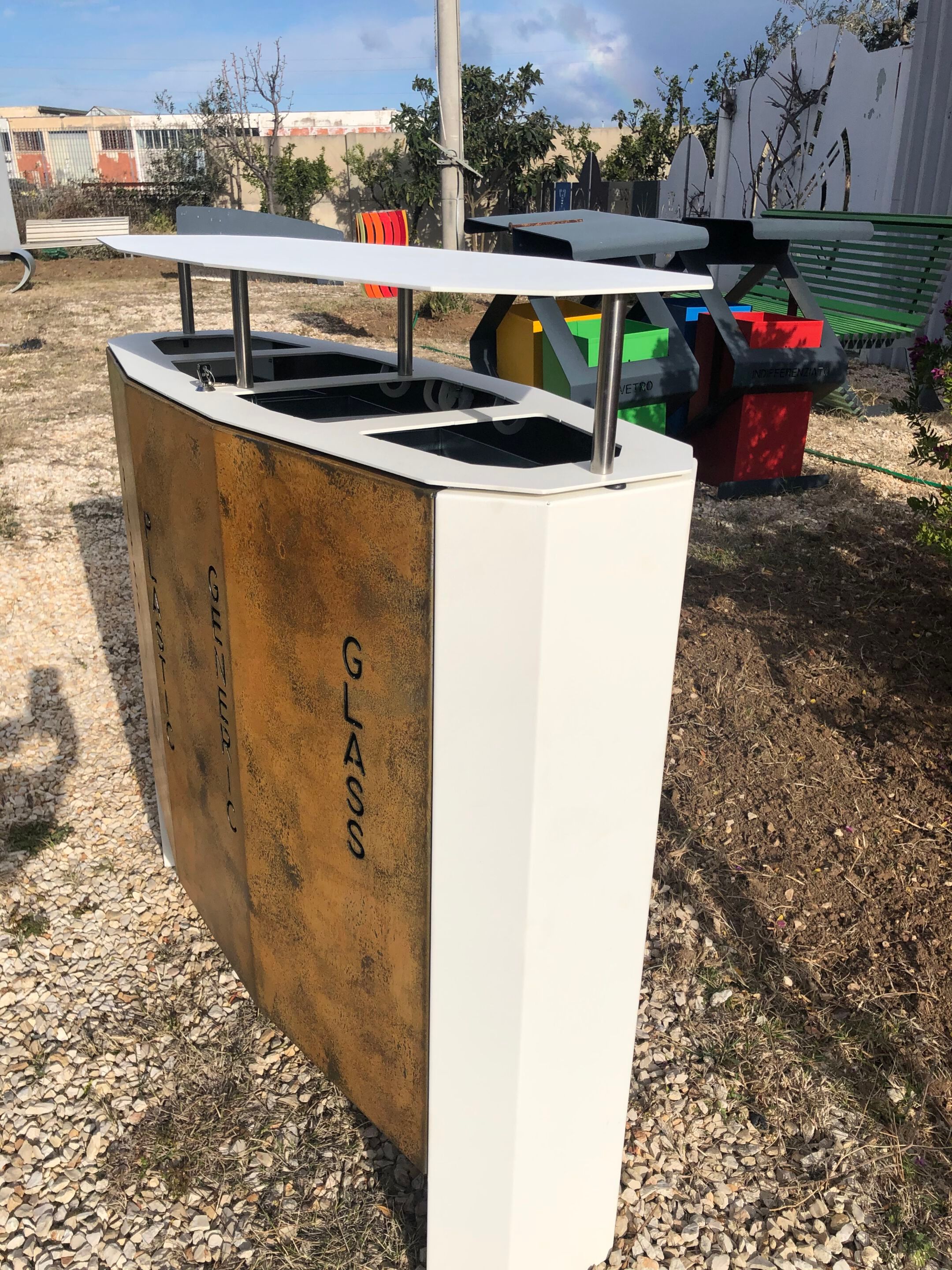 Стальные стойки для мусора на открытом воздухе CITYSì PLANE ARCH-00115970 - Вид №7